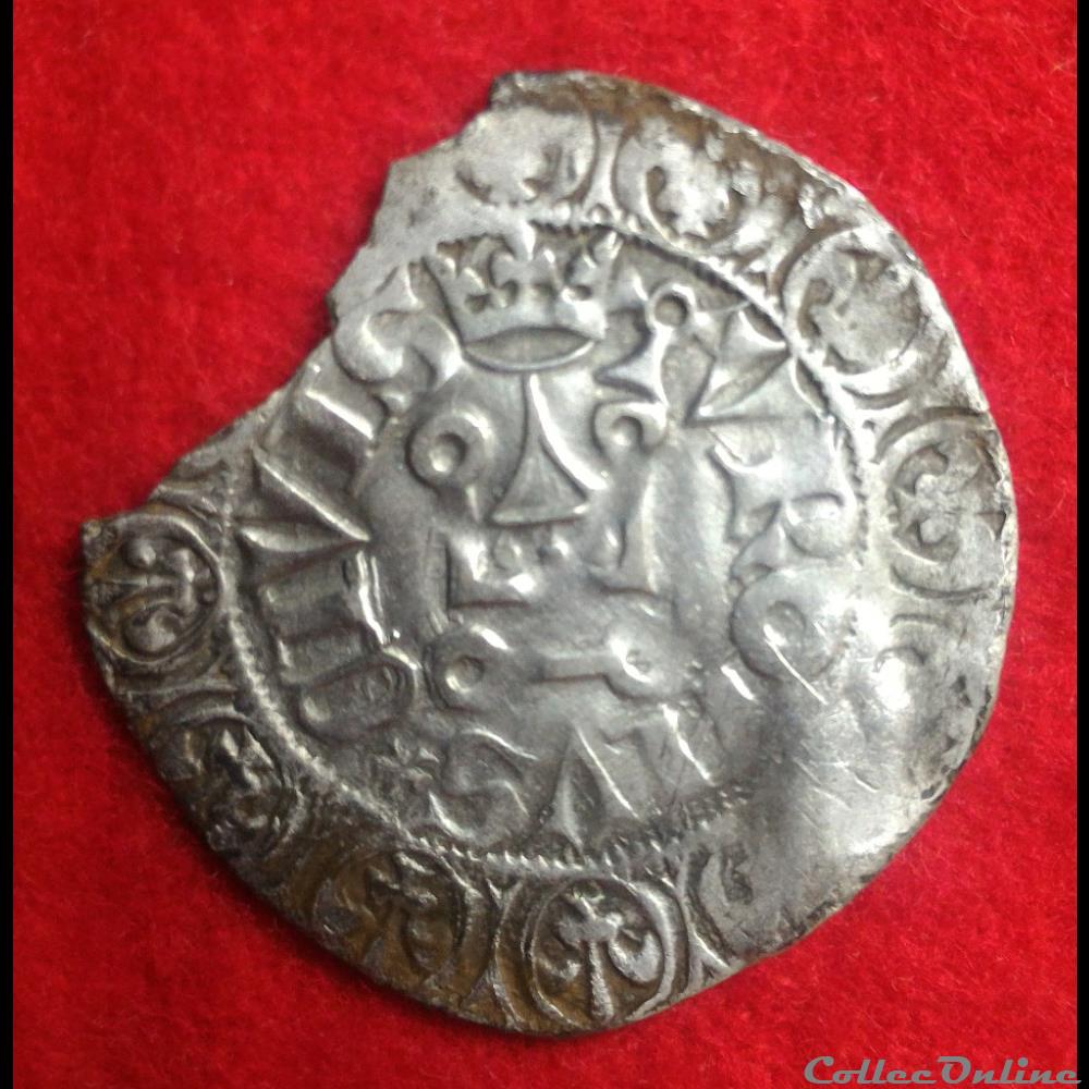 monnaies europe medievale a france royales gros tournois 1369