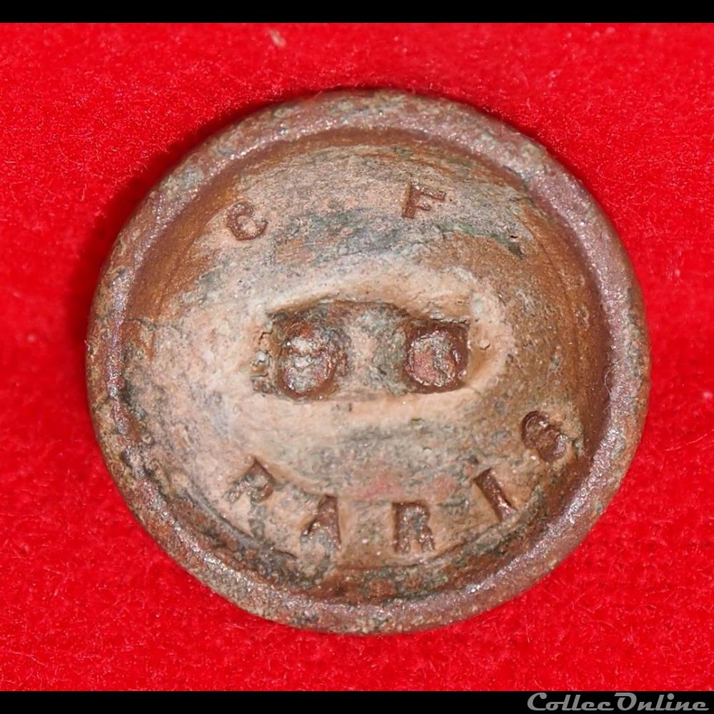 vetements et accessoires boutons militaires armee de terre garde imperiale 1854 1870