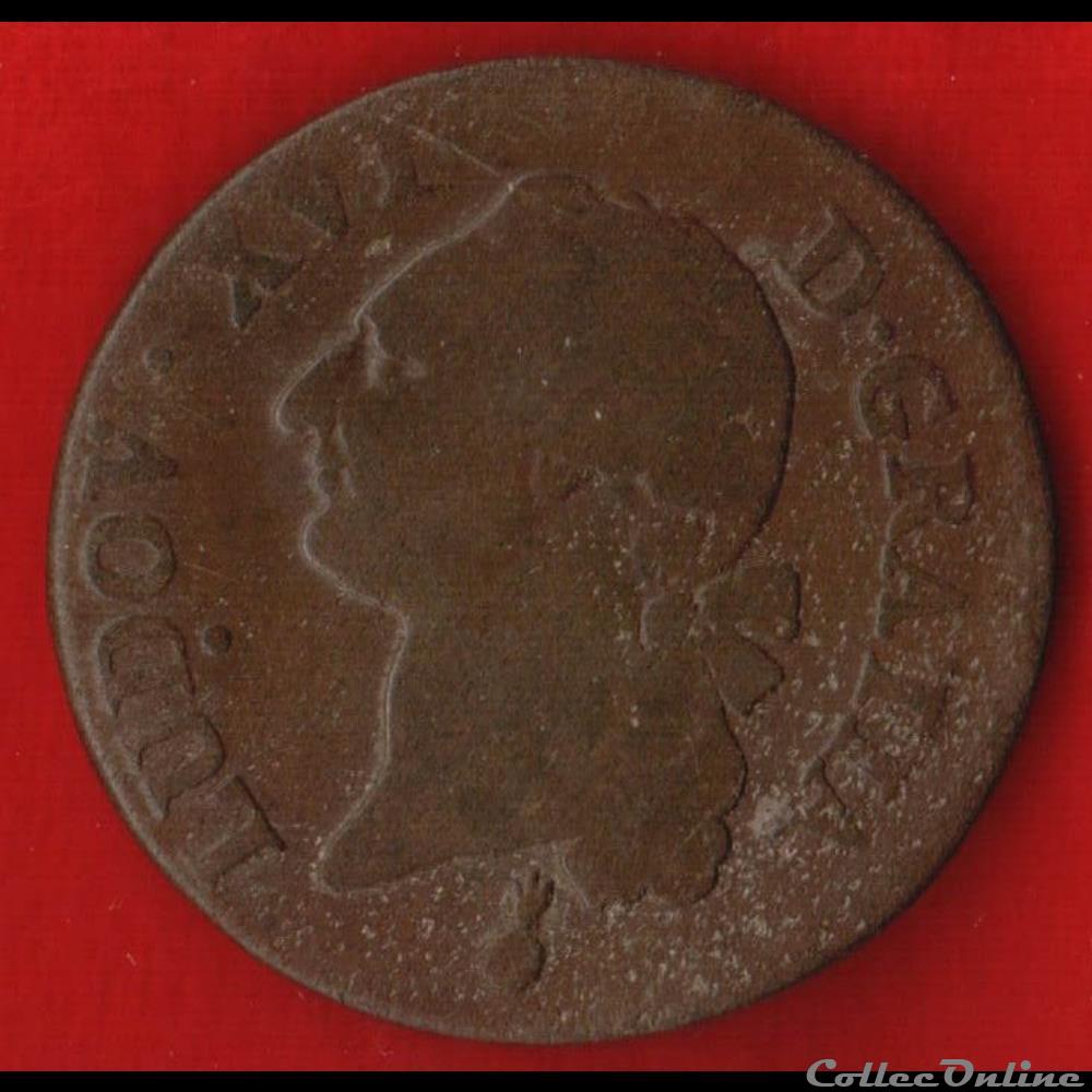 monnaies europe medievale a france royales 1 sol 1791 metz