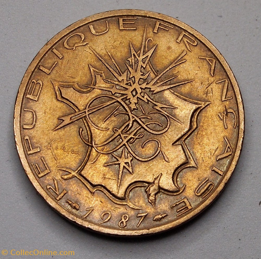 monnaies monde france 10 francs mathieu 1987