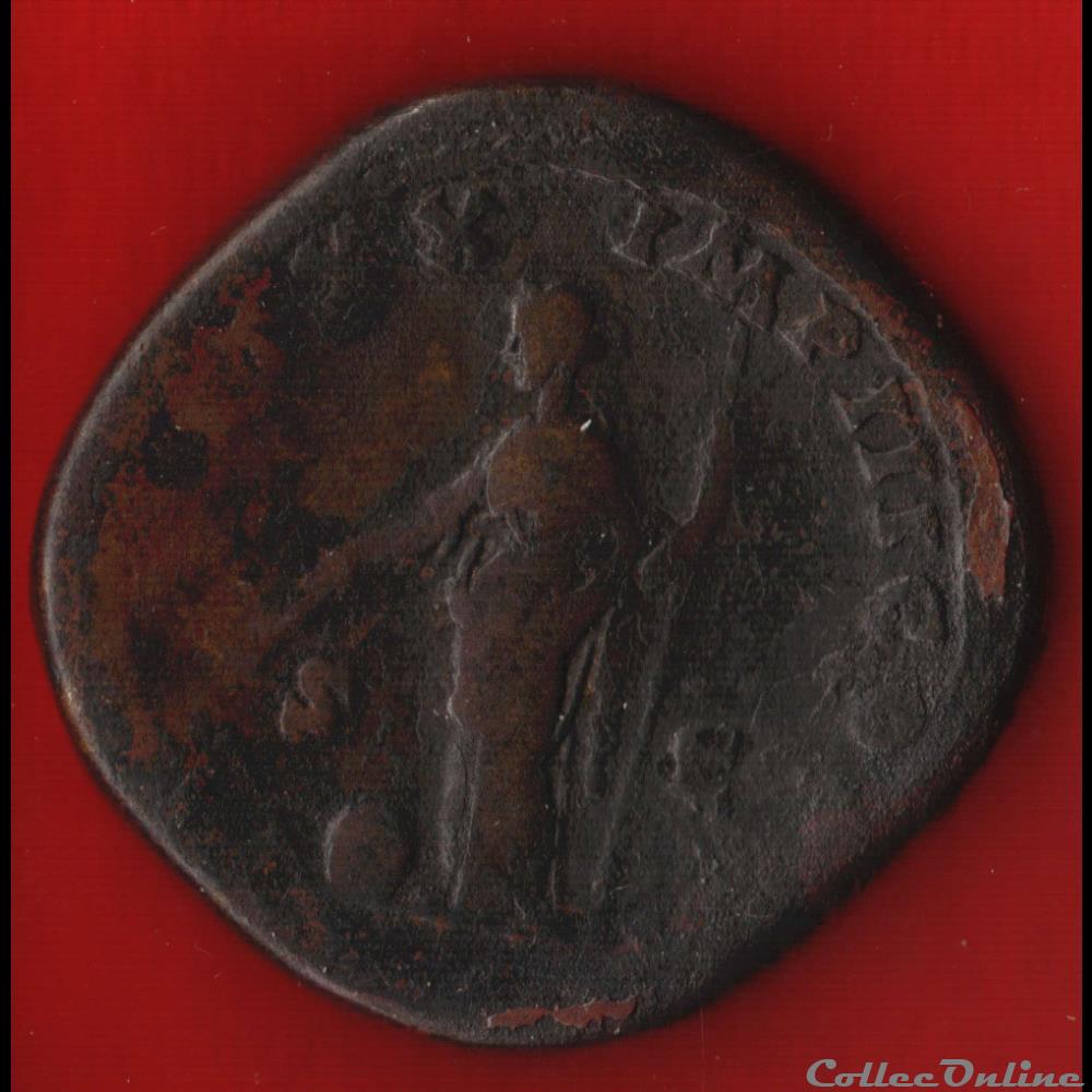 Marc Aurèle - Sesterce - Providence monnaies antiques romaines imperiales et republicaines marc aurele sesterce providence