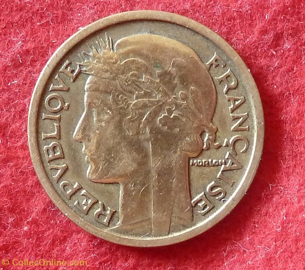 Morlon - 1 Franc - 1933 monnaies monde france morlon 1 franc 1933
