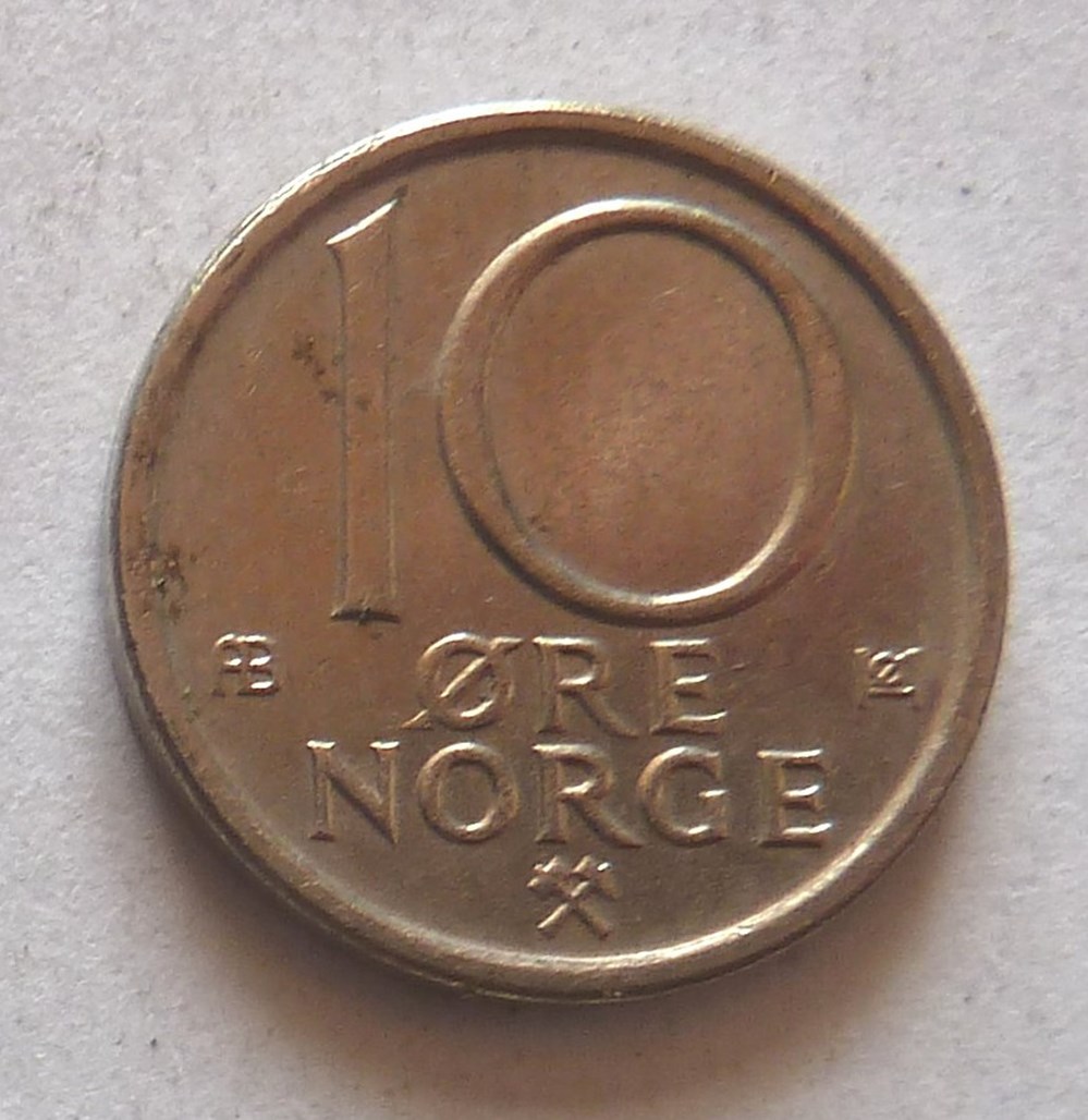 10 Ore - 1976 monnaies monde norvege 10 ore 1976