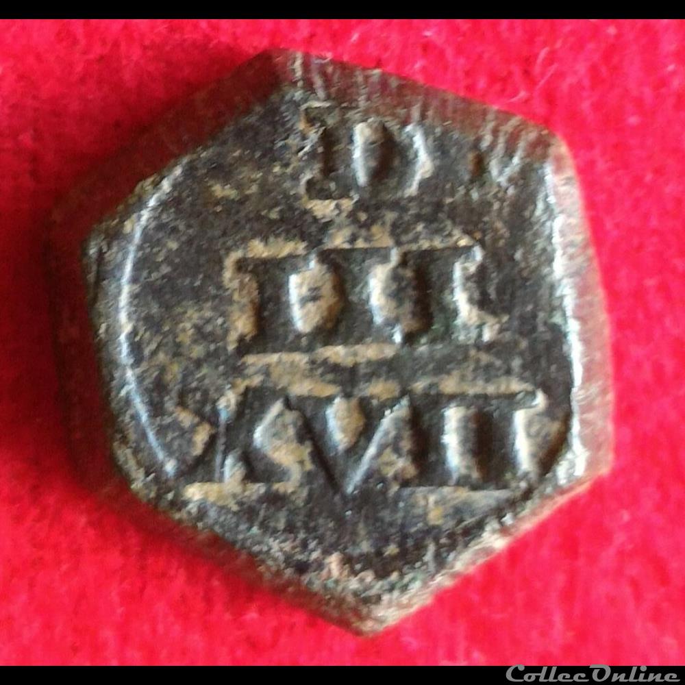 divers medievaux poids monetaire pour le demi teston de louis xii