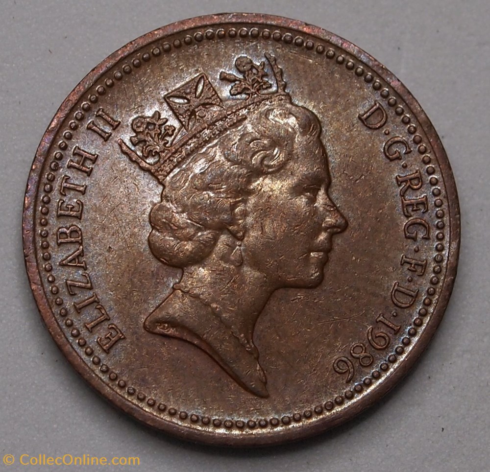 1 Penny - 1986 monnaies monde royaume uni 1 penny 1986