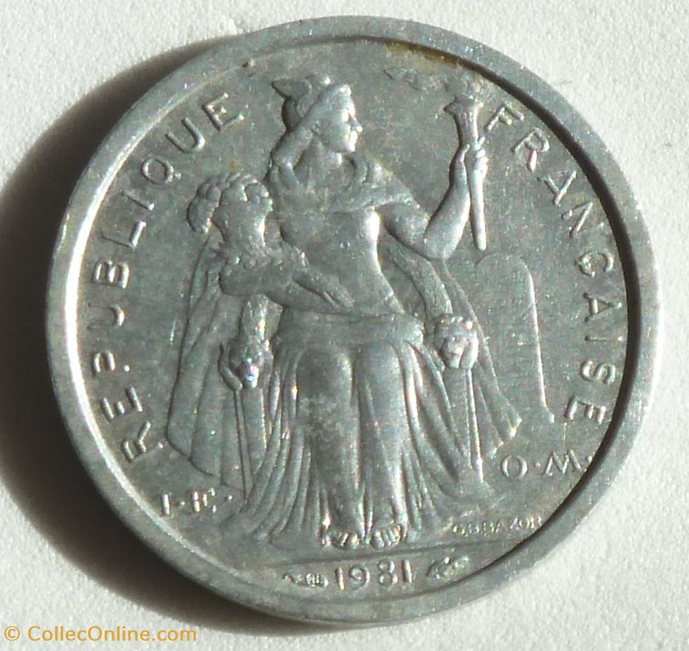 1 Franc - 1981 monnaies monde nouvelle caledonie 1 franc 1981