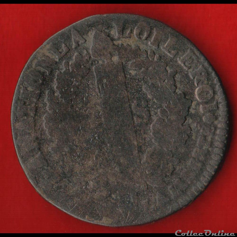 2 Sols - 1792 - Clermont monnaies europe medievale a france royales 2 sols 1792 clermont