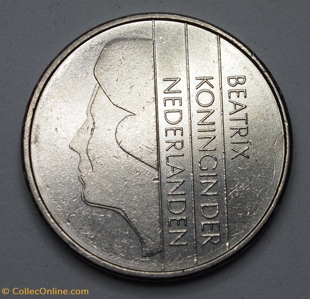 1 Gulden - 1986 monnaies monde pays bas 1 gulden 1986
