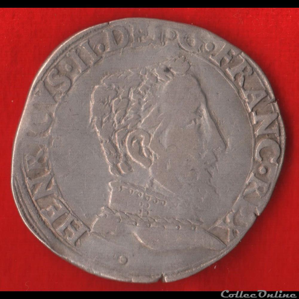 monnaies europe medievale a france royales teston 1556 toulouse