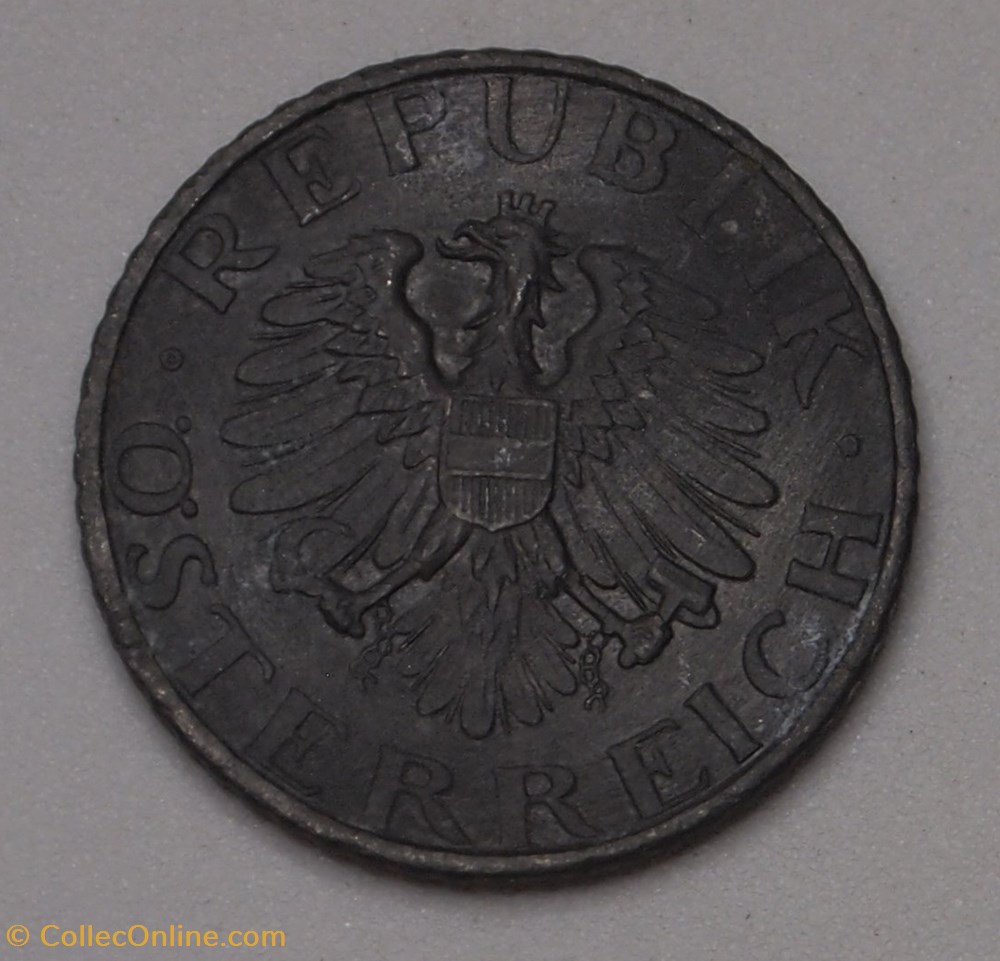 5 Groschen - 1955 monnaies monde autriche 5 groschen 1955