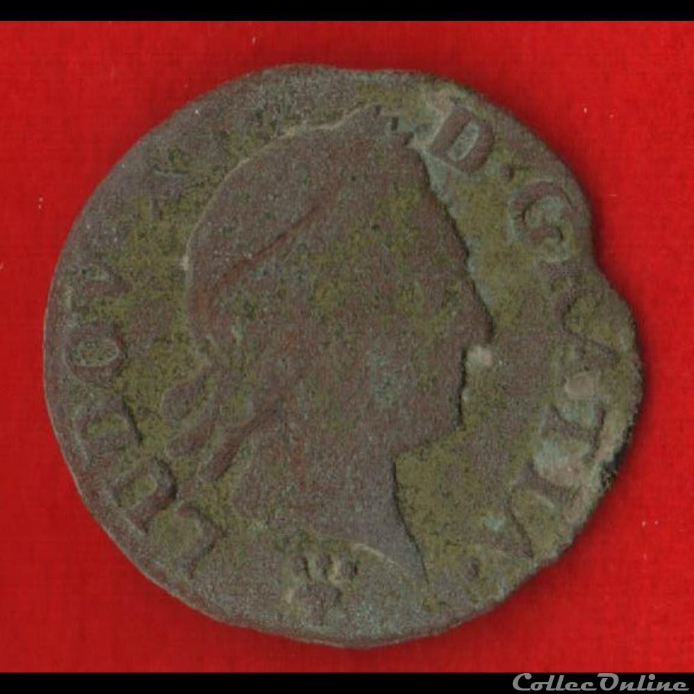 Liard - 1773 - Reims monnaies europe medievale france royales liard 1773 reims