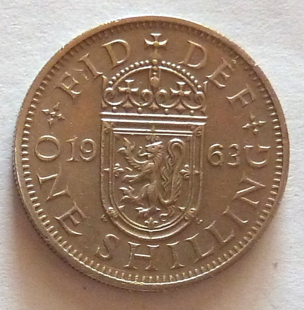 1 Shilling - 1963 monnaies monde royaume uni 1 shilling 1963