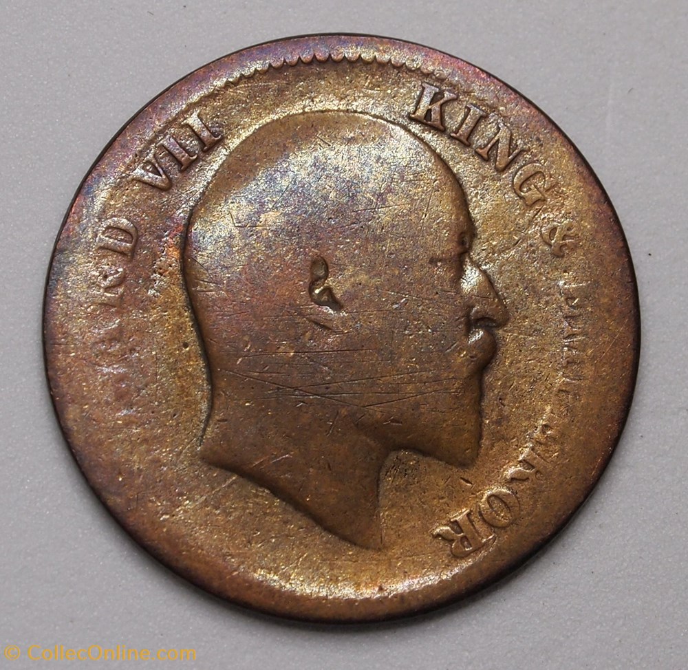 1/4 Anna - 1906 a 1910 monnaie monde inde 1 4 anna 1906 a 1910