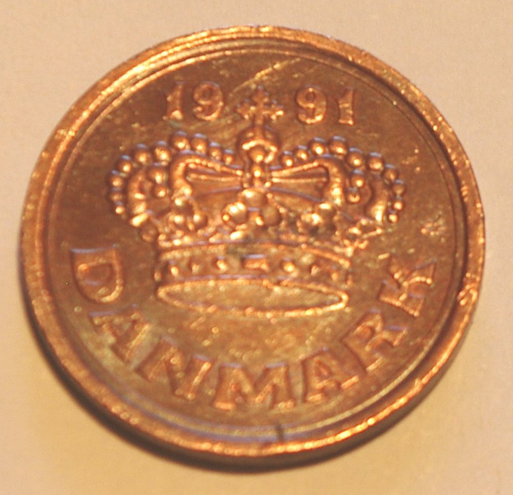 25 Ore - 1991 monnaies monde danemark 25 ore 1991
