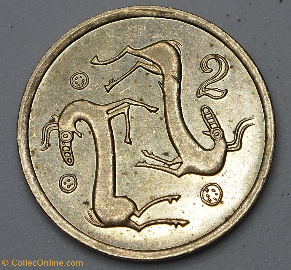 monnaies monde chypre 2 cents 1988