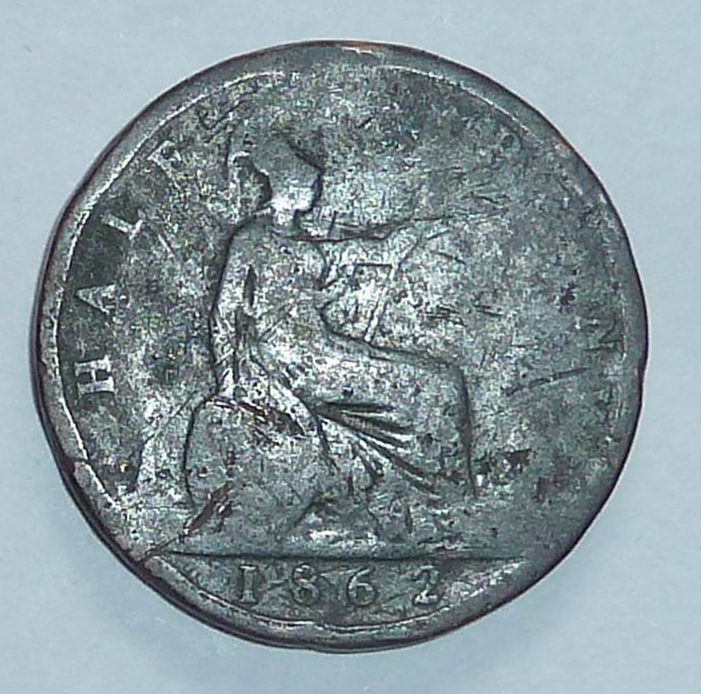 1/2 Penny - 1862 monnaies monde royaume uni 1 2 penny 1862
