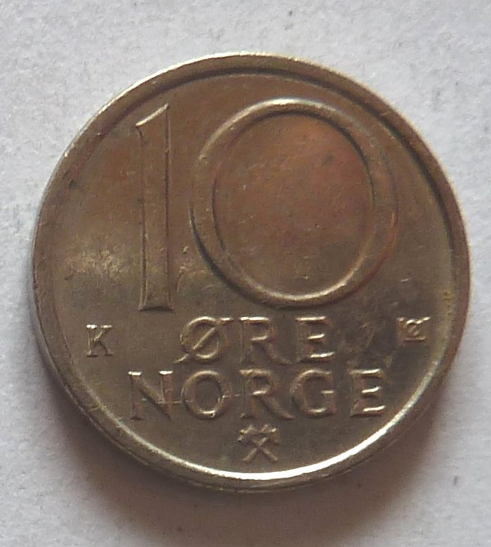10 Ore - 1985 monnaies monde norvege 10 ore 1985