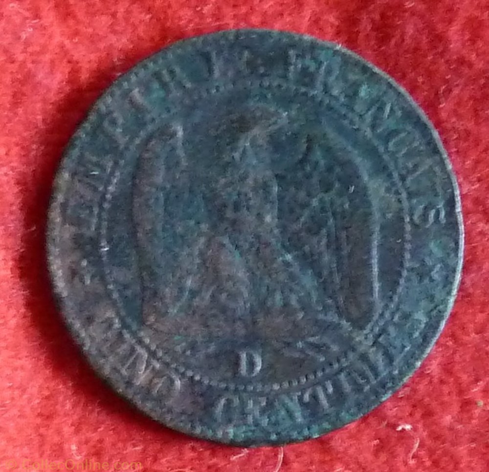 Napoléon III - 5 Centimes - 1855 - Lyon monnaies monde france napoleon iii 5 centimes 1855 lyon