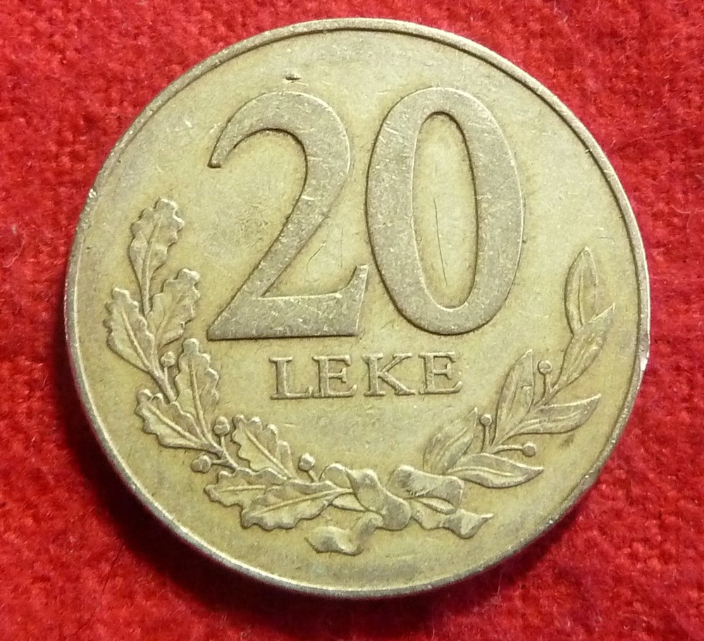 20 lekë - 2000 monnaies monde albanie 20 leke 2000