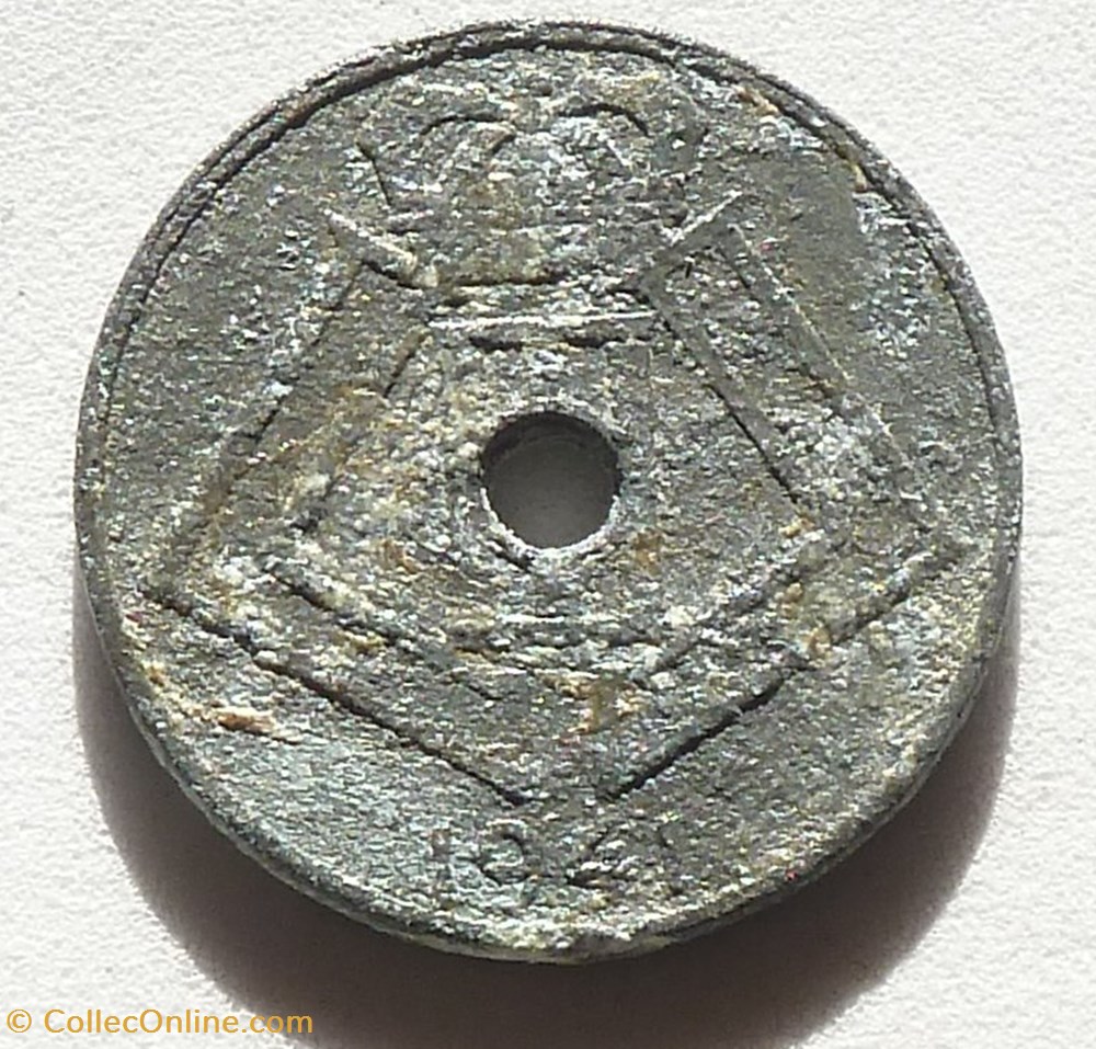 5 Centimes - 1941 monnaies monde belgique 5 centimes 1941