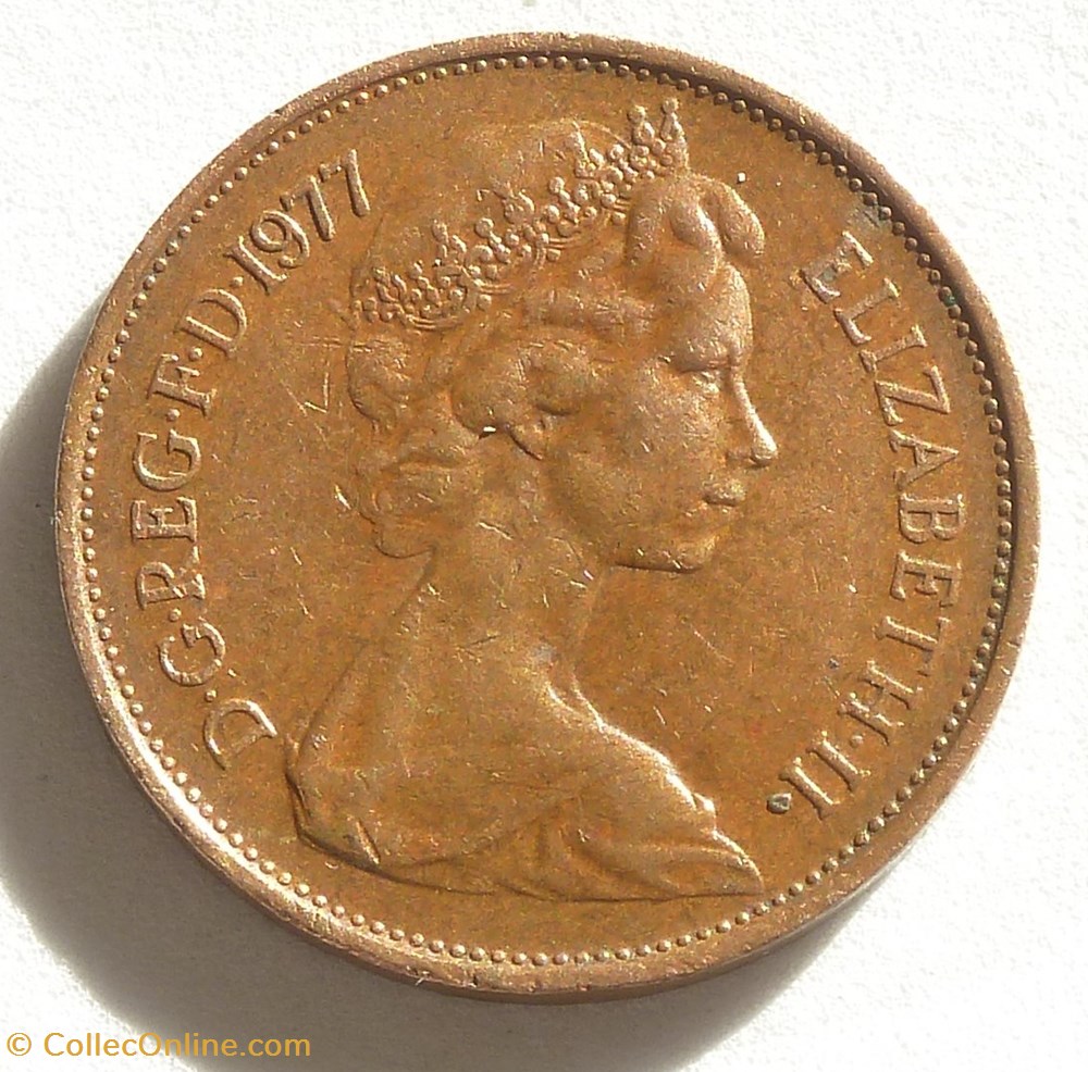 2 Pence - 1977 monnaies monde royaume uni 2 pence 1977