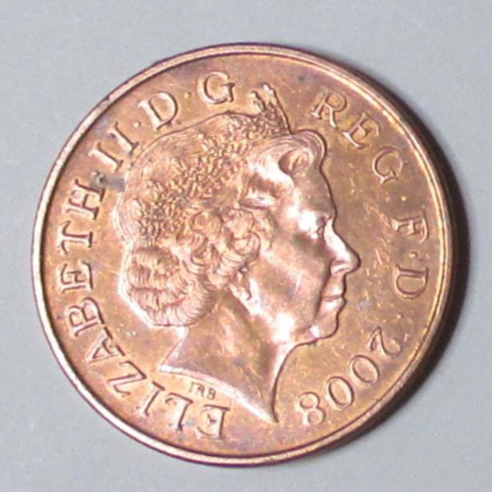 monnaies monde royaume uni 2 pence 2008