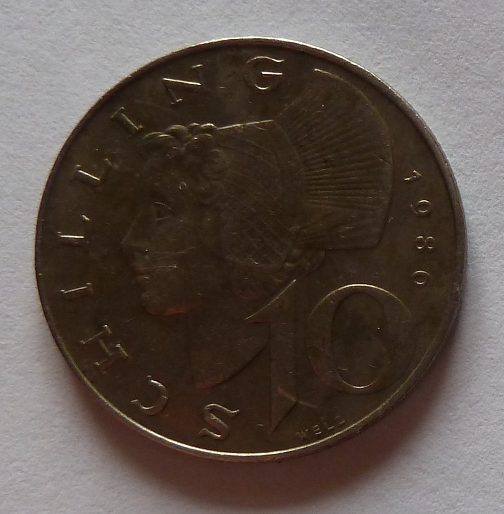 10 Schilling - 1986 monnaies monde autriche 10 schilling 1986