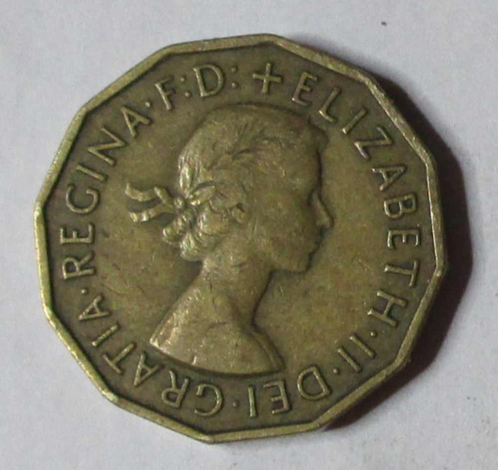 3 Pence - 1956 monnaies monde royaume uni 3 pence 1956