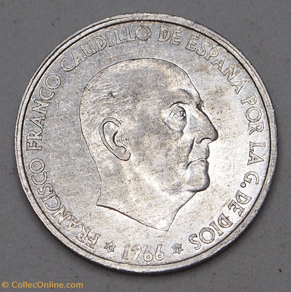 monnaies monde espagne 50 centimos 1973