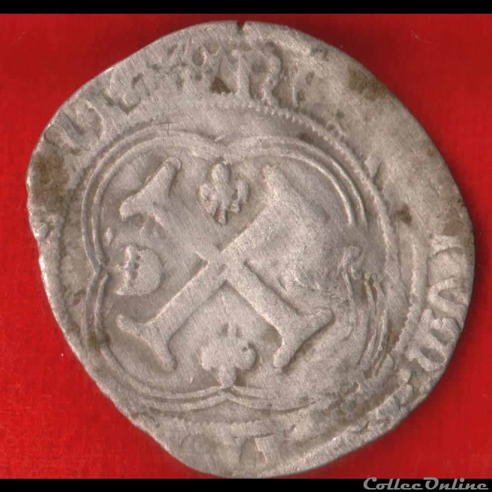 monnaies europe medievale france royales grand blanc a la couronne 1515