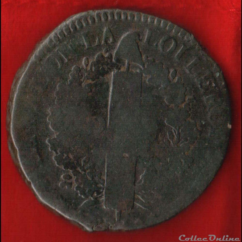 monnaies europe medievale france royales 2 sols 1792 paris
