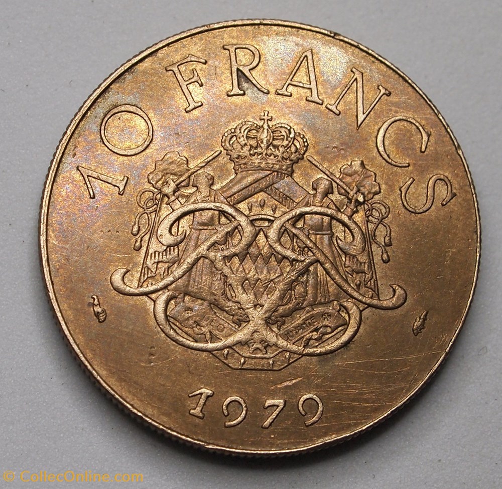 10 Francs - 1979 monnaie monde monaco 10 francs 1979