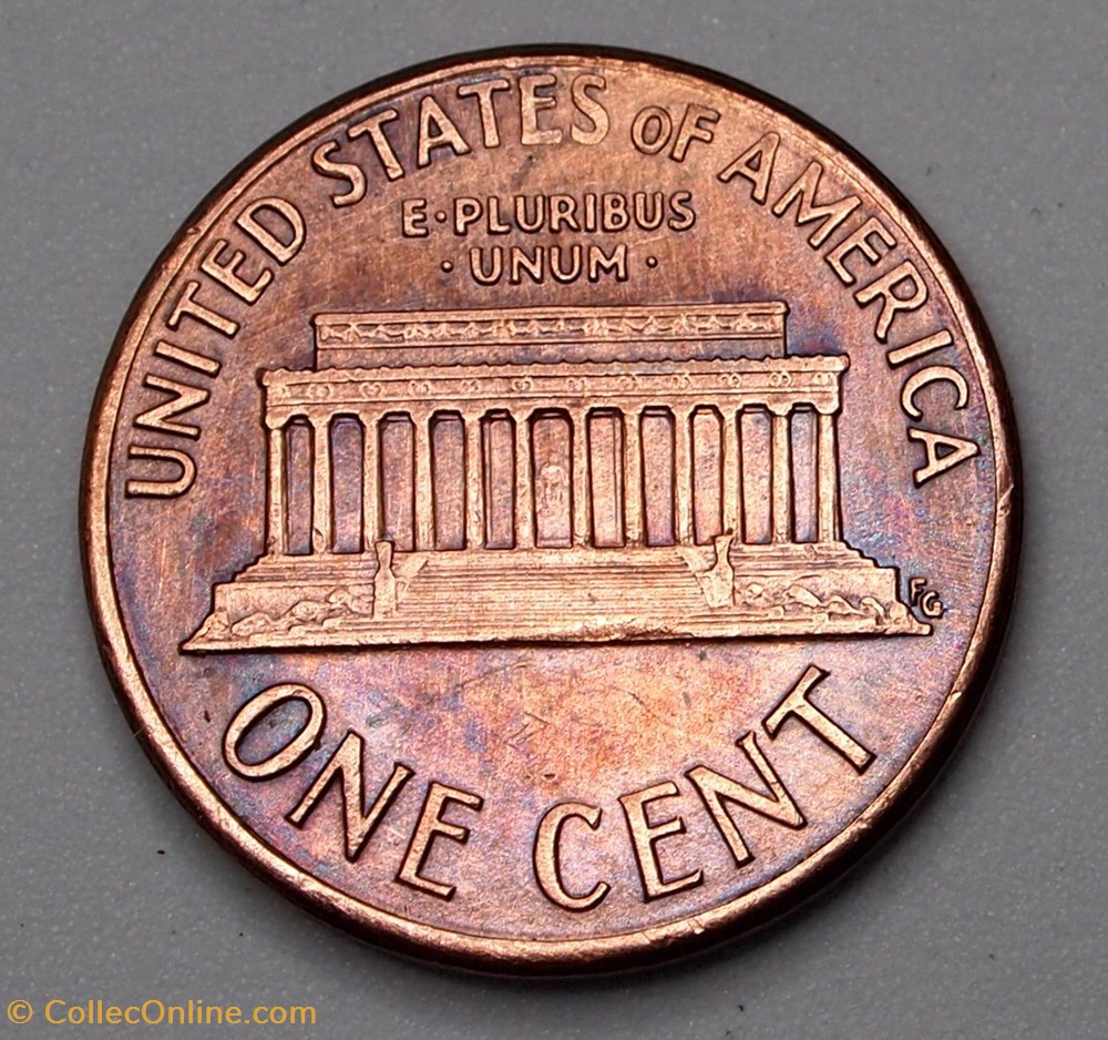 1 Cent - 1989 monnaie monde etat uni 1 cent 1989