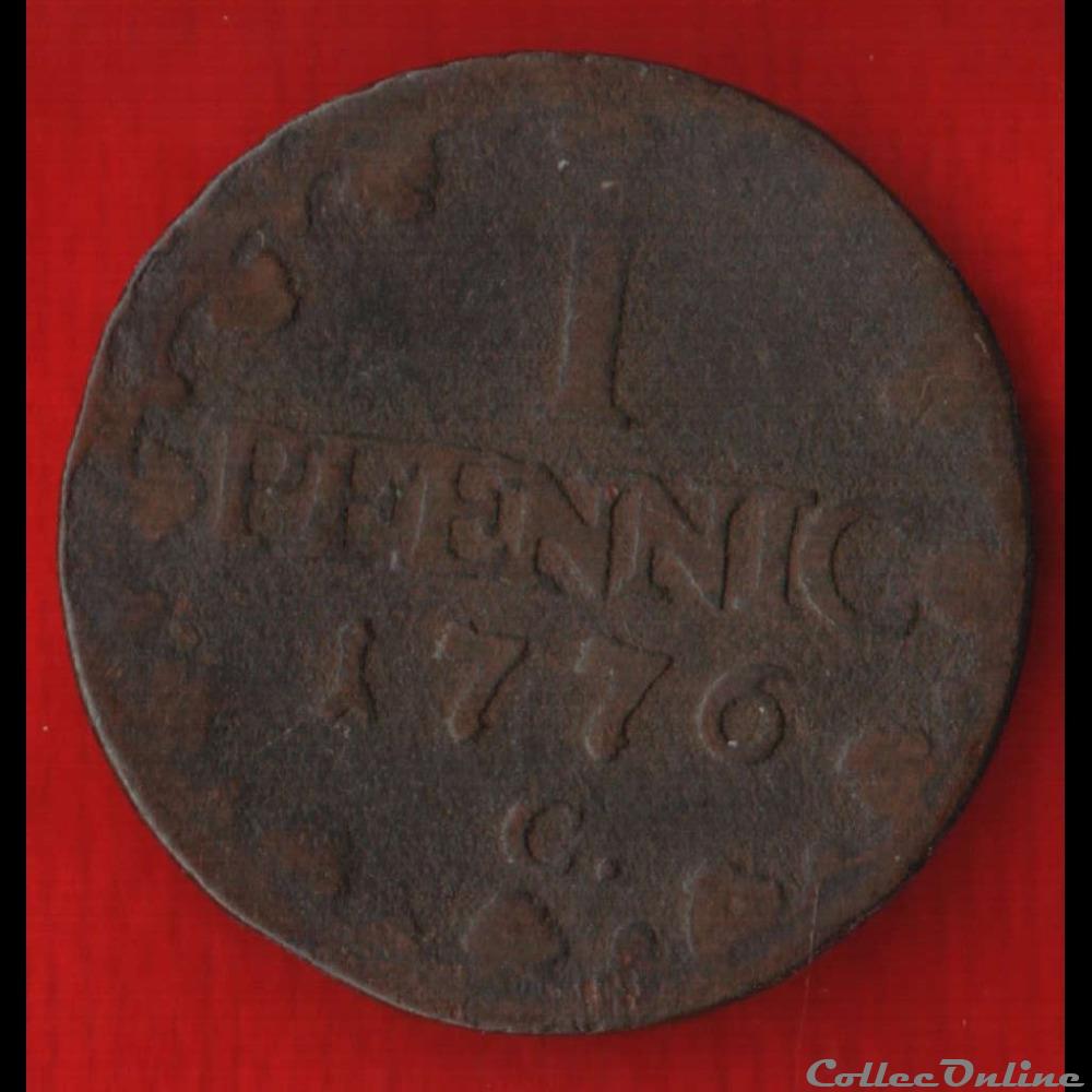ALLEMAGNE - 1 Pfennig monnaies monde allemagne 1 pfennig