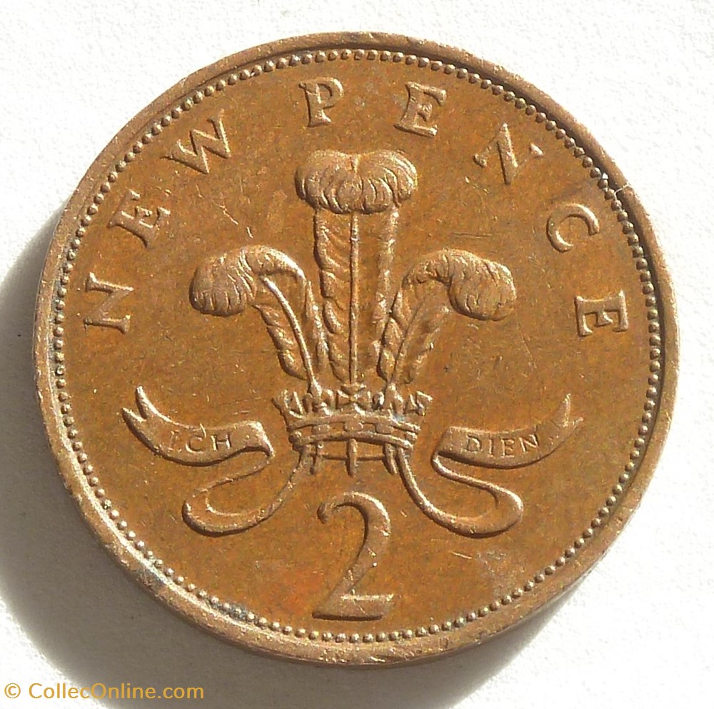 2 Pence - 1977 monnaies monde royaume uni 2 pence 1977