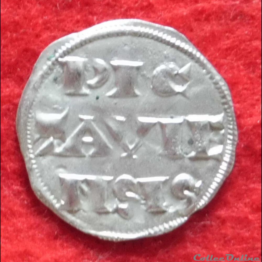 Comté de Poitou - 1189-1199 - Denier monnaies europe medievale a france feodales comte de poitou 1189 1199 denier