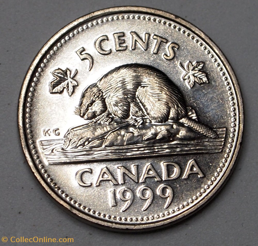 5 Cents - 1999 monnaies monde canada 5 cents 1999