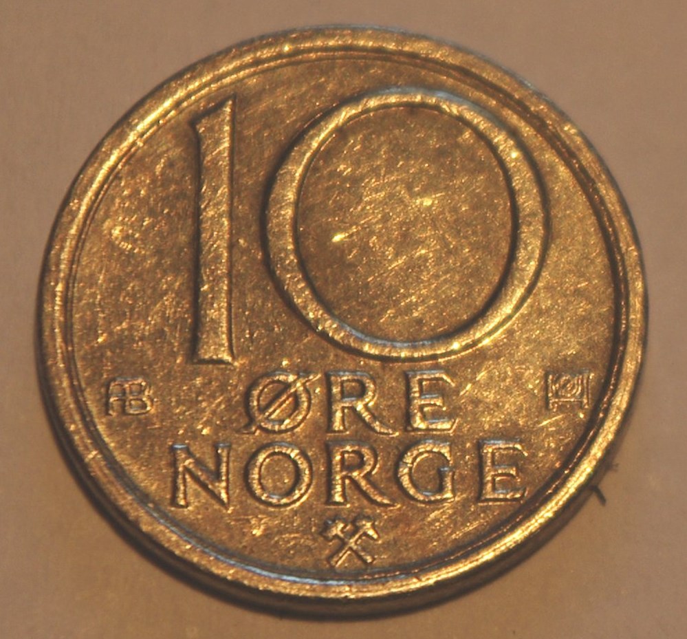 10 Ore - 1975 monnaies monde norvege 10 ore 1975