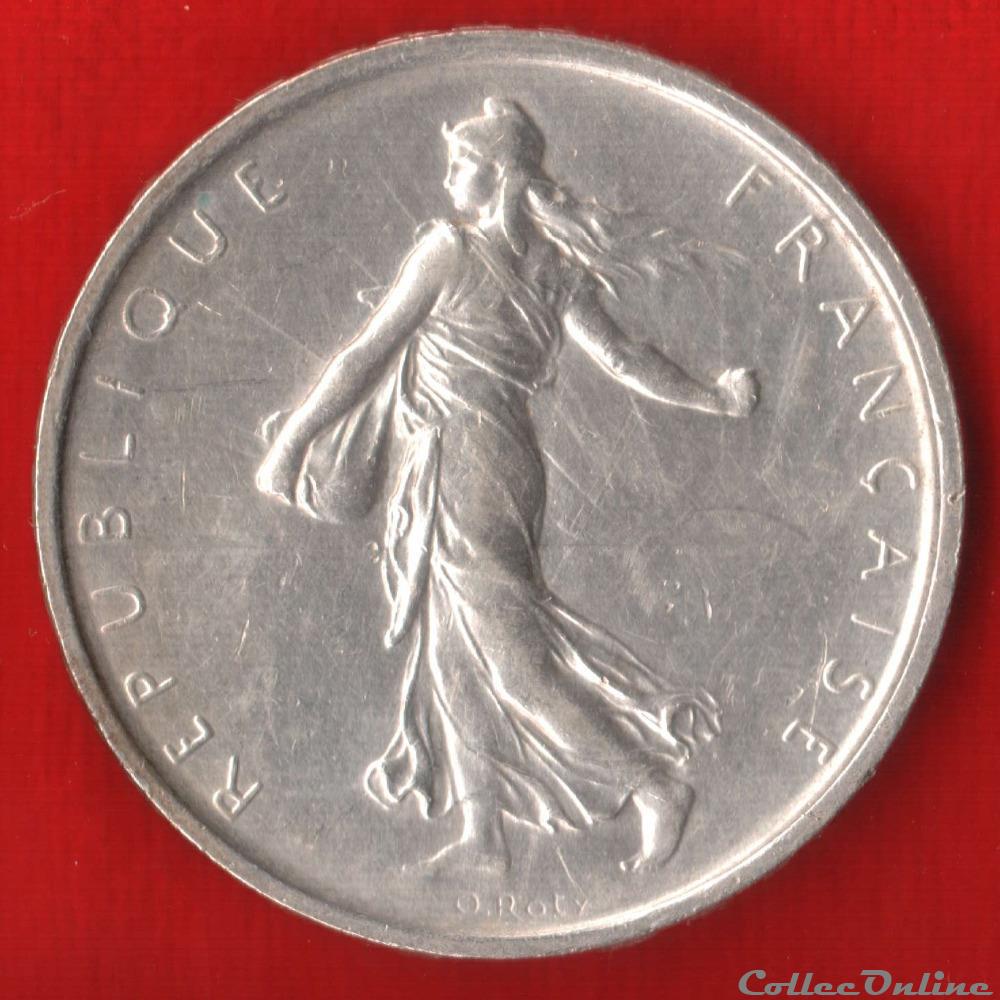5 Francs - Semeuse - 1968 monnaies monde france 5 francs semeuse 1968