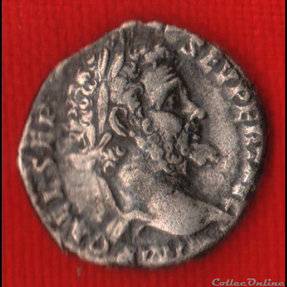monnaie antique romaine denier de la xiiiieme legion sous septime severe