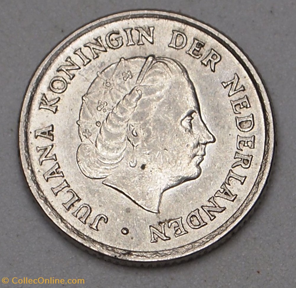 10 Cents - 1956 monnaies monde pays bas 10 cents 1956