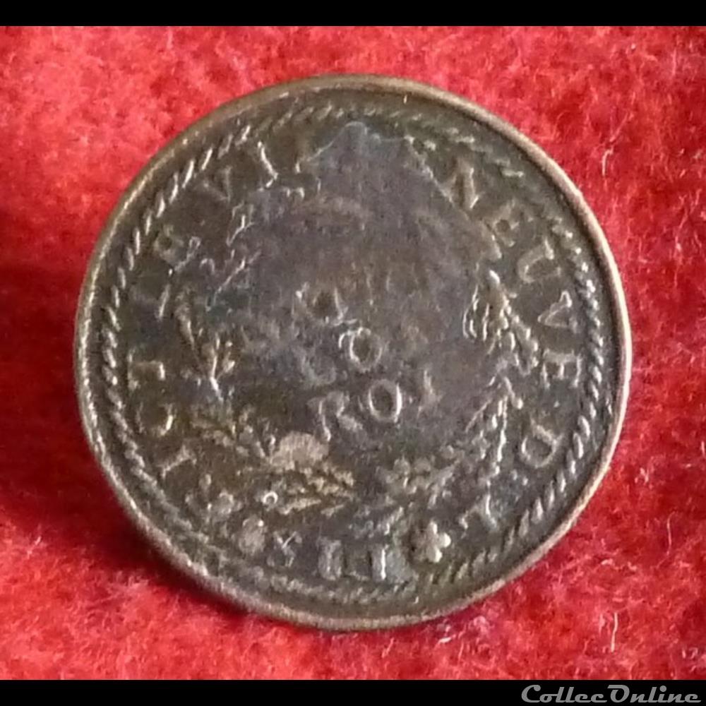 vetement et accessoire bouton militaire villeneuve de berg 1789 1790