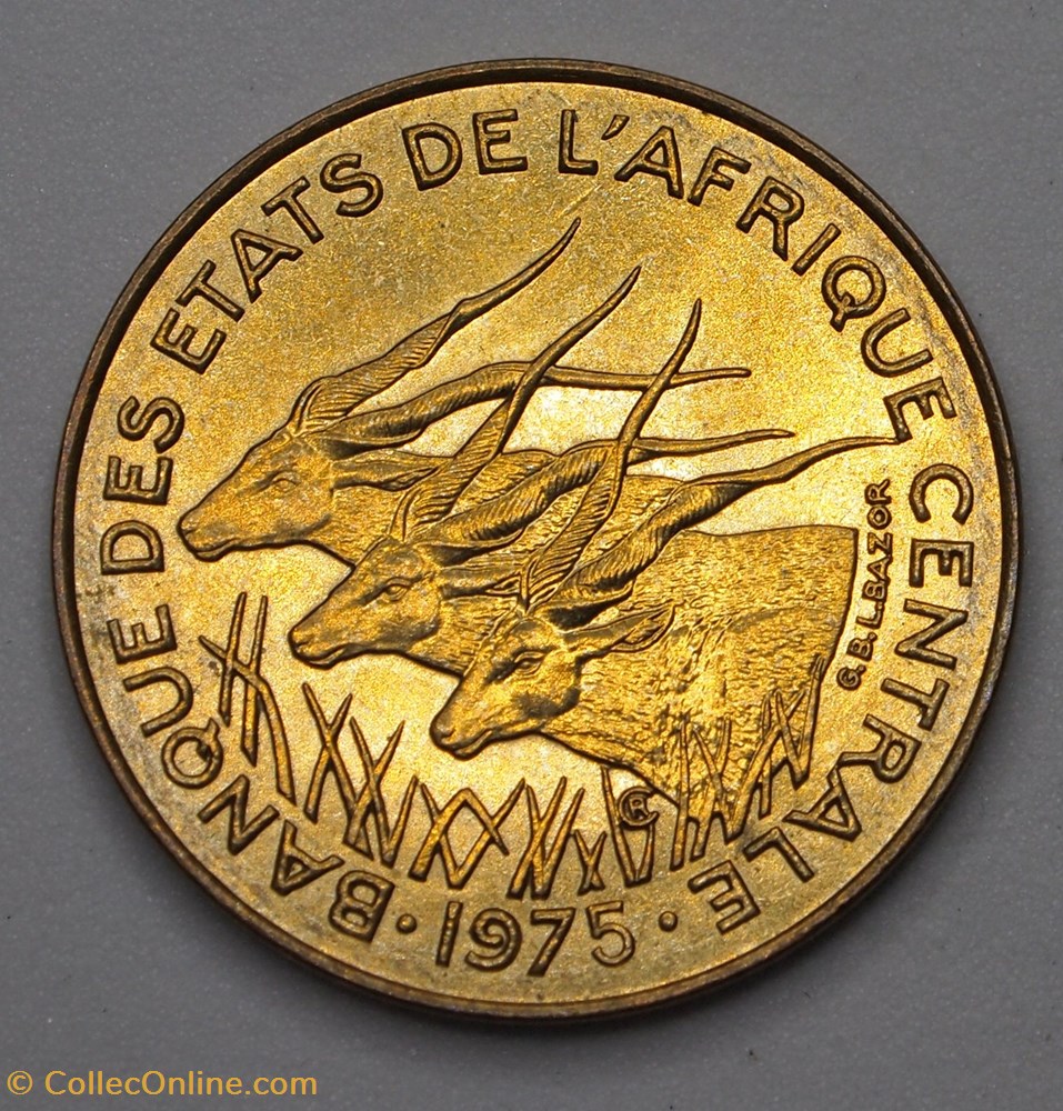 10 Francs - 1975 monnaies monde afrique centrale 10 francs 1975
