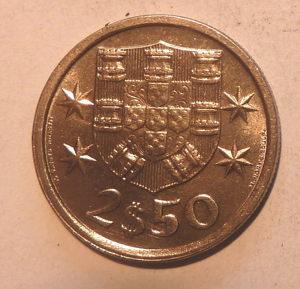 2 1/2 Escudos - 1976 monnaies monde portugal 2 1 2 escudos 1976