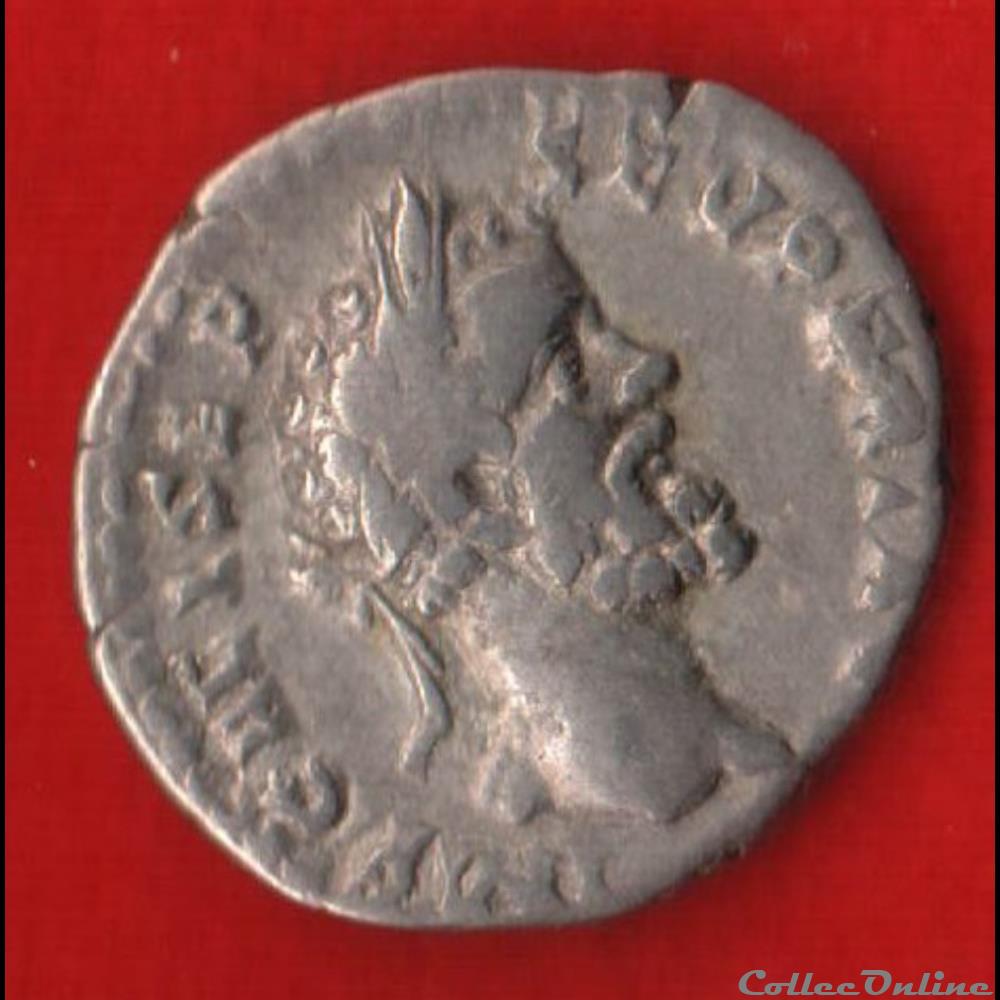 Denier de Septime Sévère - La libéralité monnaies antiques romaines imperiales et republicaines denier de septime severe la liberalite