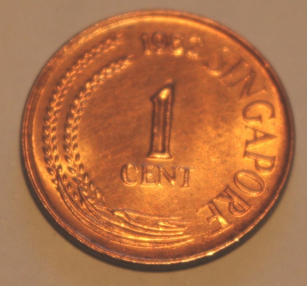 1 Cent - 1980 monnaies monde singapour 1 cent 1980