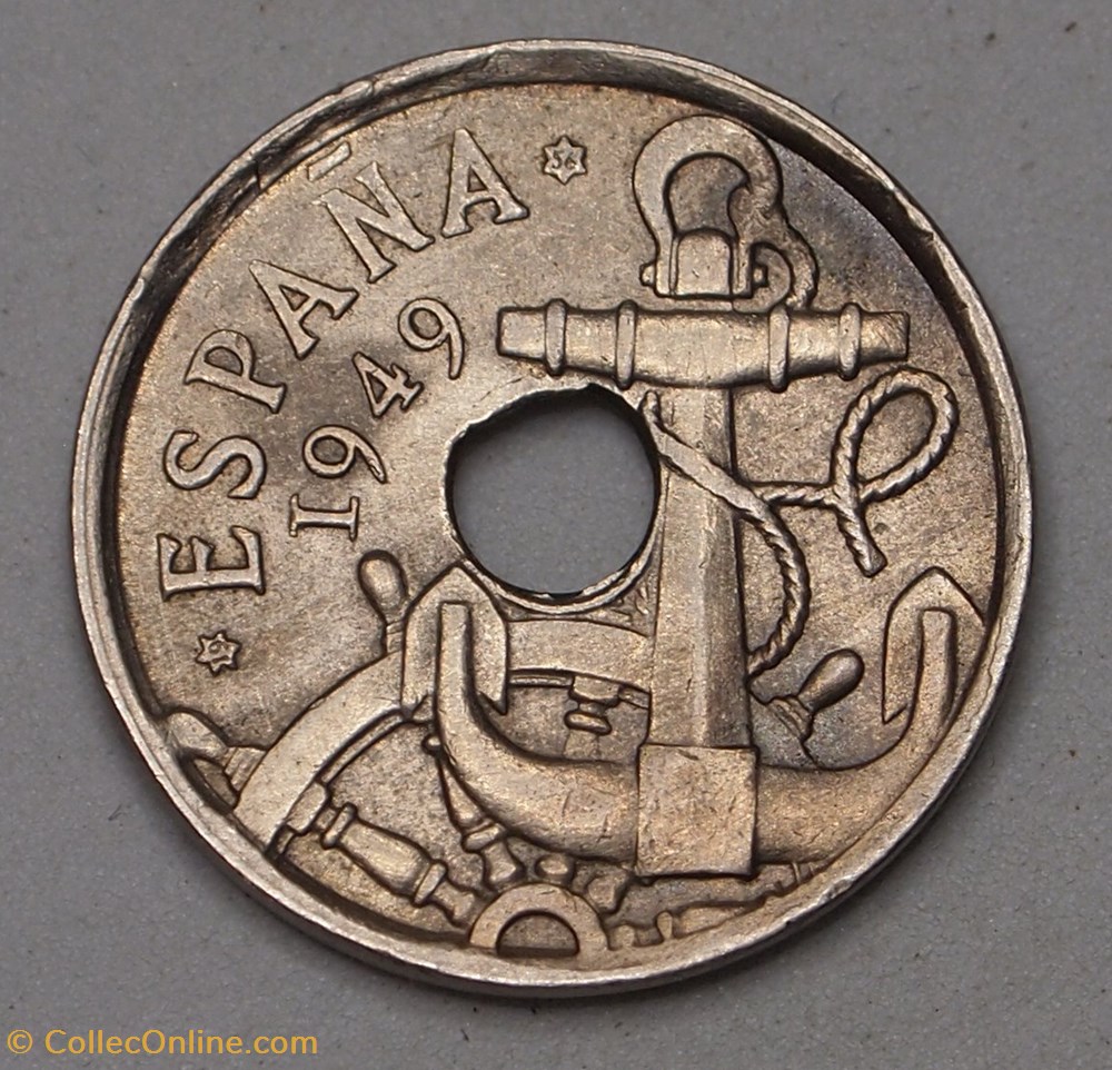 50 Centimos - 1956 monnaies monde espagne 50 centimos 1956