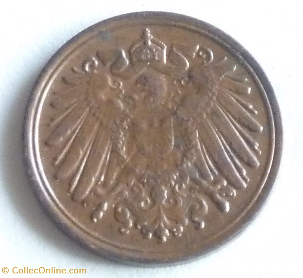 monnaies monde allemagne 1 pfennig 1906 d