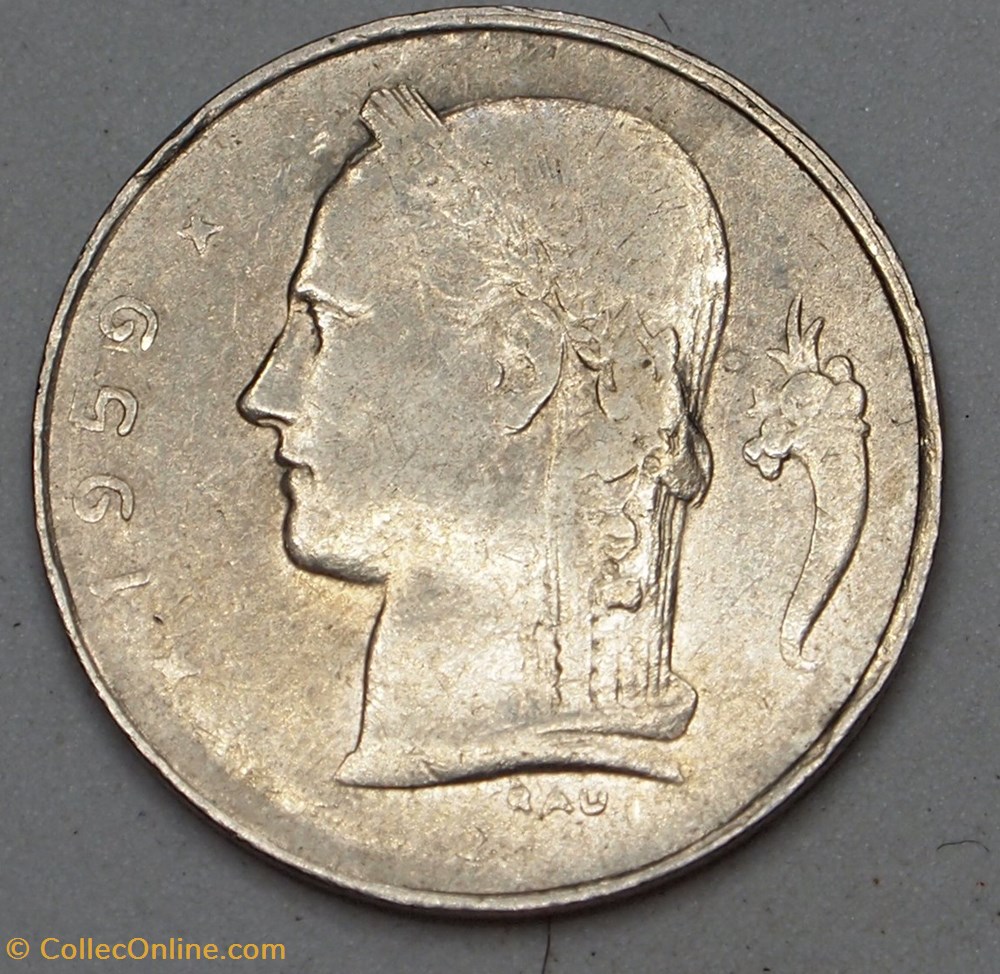 1 Franc - 1959 monnaies monde belgique 1 franc 1959
