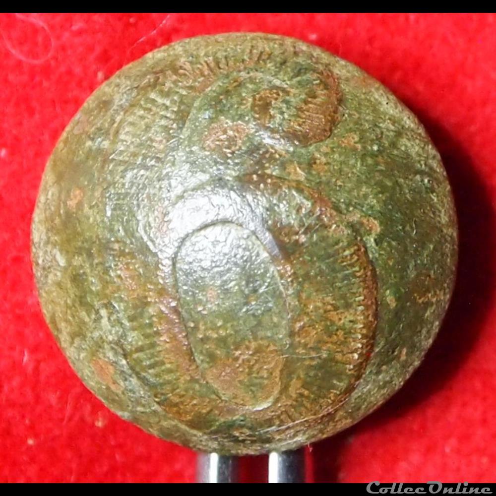 vetements et accessoires boutons militaires allemagne bouton de la 6eme compagnie empire germanique 1871 1918